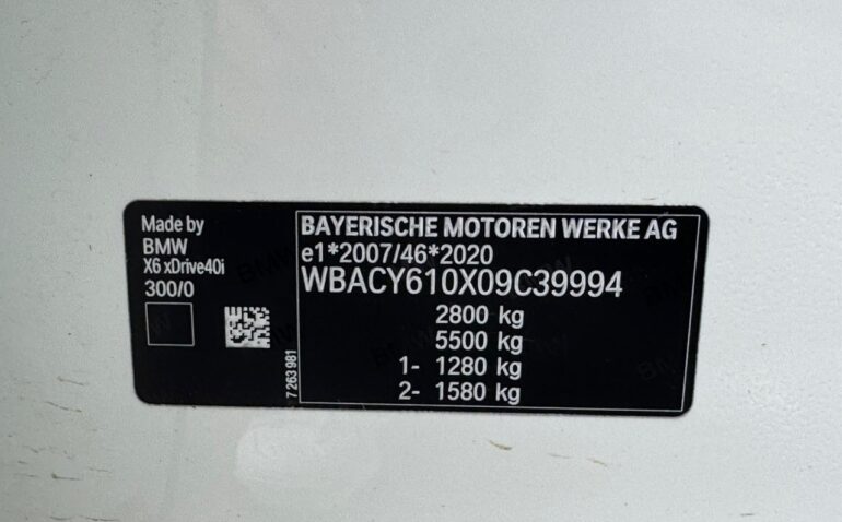 BMW X6 Benzina 3.0 2020 Automata m-27 auto-dan.ro