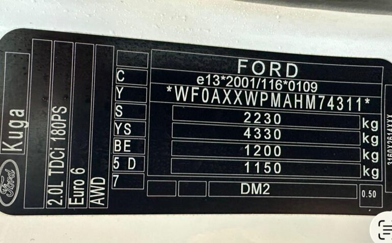 Ford Kuga Diesel 2.0 2017 Automata m-13 auto-dan.ro