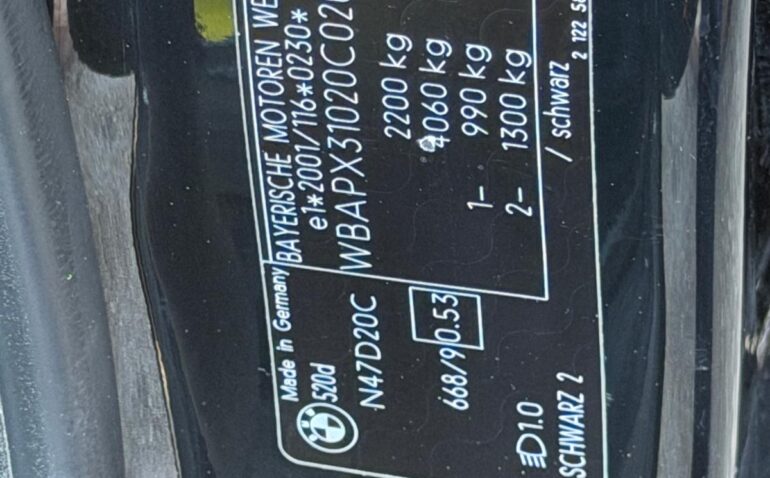 BMW 520d Diesel 2.0 2009 Manuala m-21 auto-dan.ro