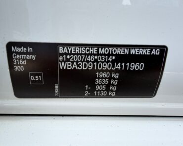 BMW 316 Diesel 2.0 2012 Manuala 17 auto-dan.ro
